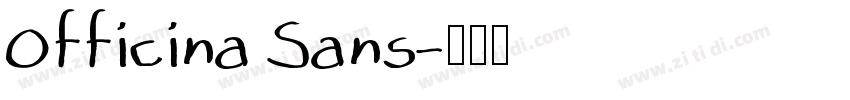 0fficina Sans字体转换